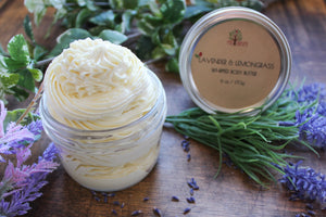 Lavender and lemongrass Whipped Body Butter